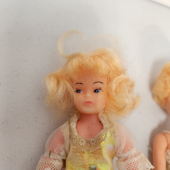 Vintage Blonde 60s 70s ? Plastic Girl Dolls - Picture 2 of 6